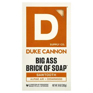 Duke Cannon Supply Co. Big Brick Of Bar Soap®, Sawtooth, 10 oz (283 g)