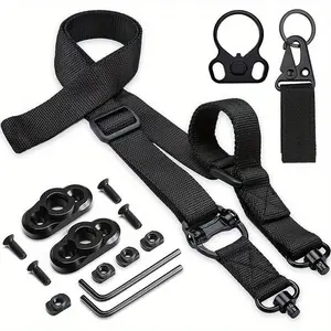 2-Point Sling Quick Adjust with Swivels, QD Sling Mount Straps with Fast Adjust Thumb Loop