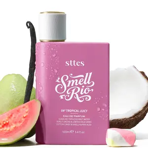 New Sttes Perfume 04# (Original Tropical Juicy) – Eau de Parfum for Women – Richer Scent, Longer Lasting – Guava Nectar, Vanilla, Cotton Candy – Perfumes & Fragrances (100ml / 3.4 fl oz)