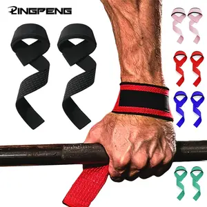 Weightlifting Wrist Straps Strength Training Adjustable Non-slip Gym Fitness Lifting Strap Wrist Support Grip Band Adjustable Strap Workout