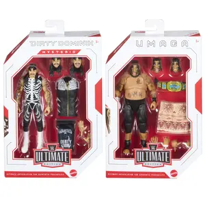 WWE Ultimate Edition 29 (Dominik Mysterio & Umaga) - Complete Set of 2 Mattel WWE Toy Wrestling Action Figures