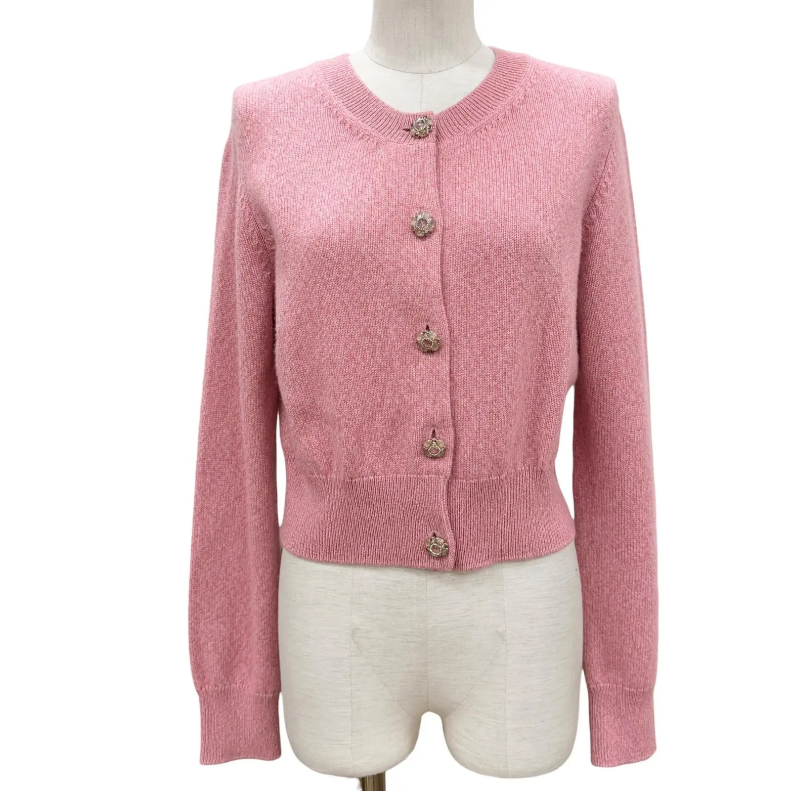 Pre-owned CHANEL Cashmere Small Leather Goods Cardigan
