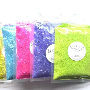 Jessica Oh So Cute Glitter Five Pack NEON PACK  2.0 oz Bags for Tumblers Ornaments Resin Art & DIY Events