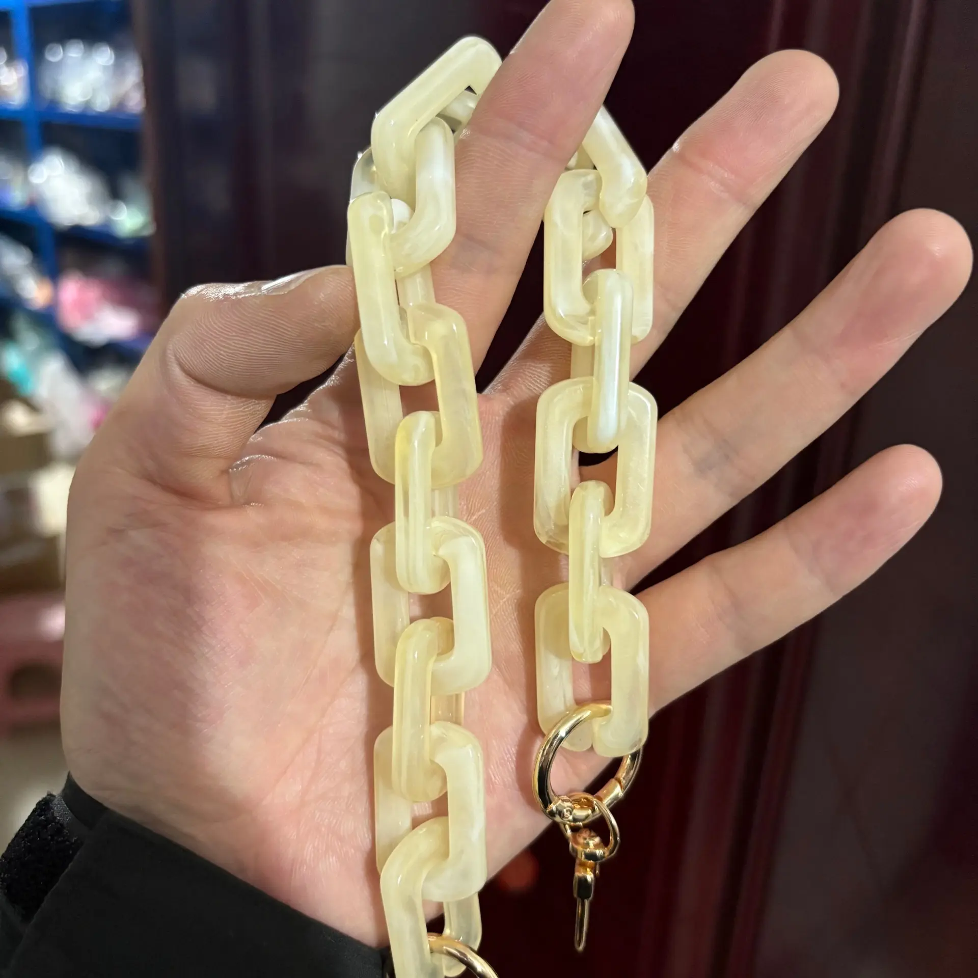 transparent yellow and white