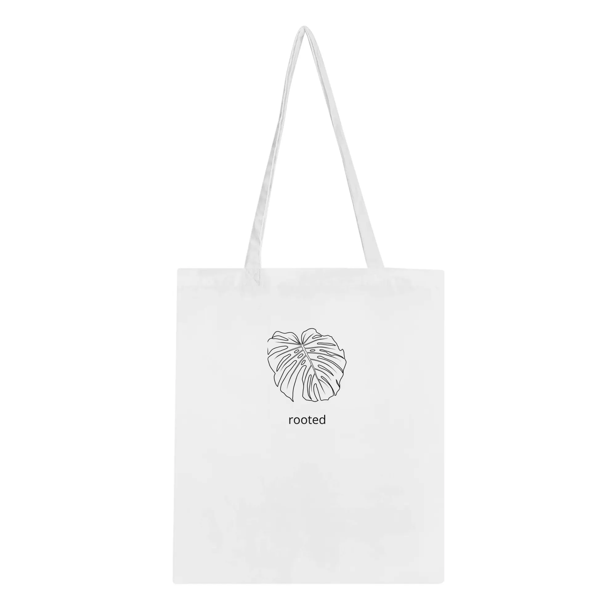 Monstera Leaf Tote Bag | Reusable Plant Lover Bag for Everyday & Market Use