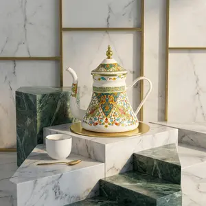 High-Value Durable Ceramic Kettle, Ideal for Dining & Tea Parties, Coffee Water Teapot Compatible with Induction Stoves Gas Burners