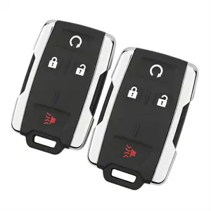 WOAOW Key Fob Replacement for 2014-2020 Chevy Silverado 1500 2500 3500/15-21 Colorado/ 2015-2021 GMC Canyon/ 14-20 Sierra Car Keyless Entry Remote Control, M3N-32337100, 4 btn, 2Pcs