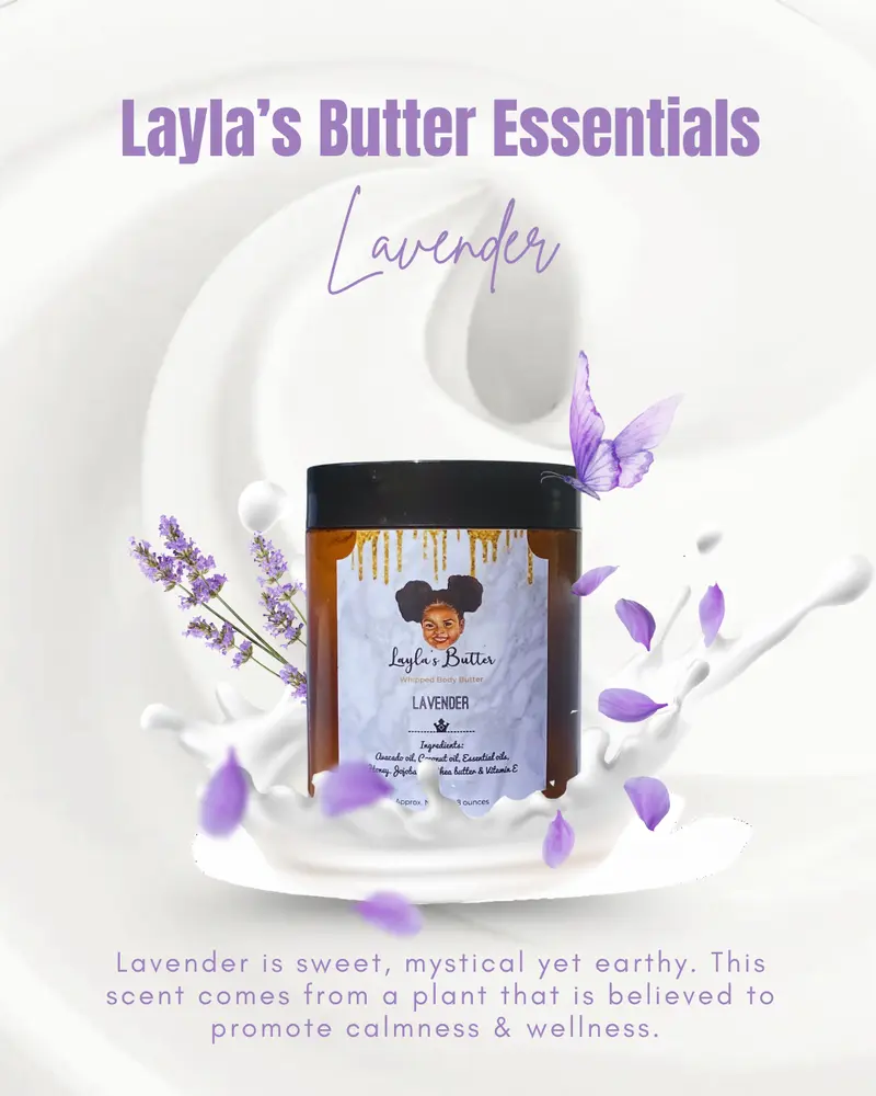 Lavender Whipped Body Butter – (Lavender · Vanilla · Calm) | Layla’s Butter