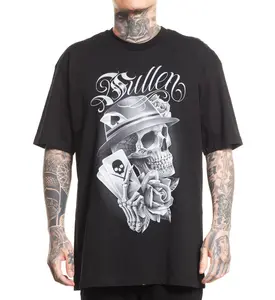 SULLEN CLOTHING Getting Played Standard Crew Neck Cotton Jersey Menswear Top with Sullen Badge Classic Fit Tee Streetwear Crewneck