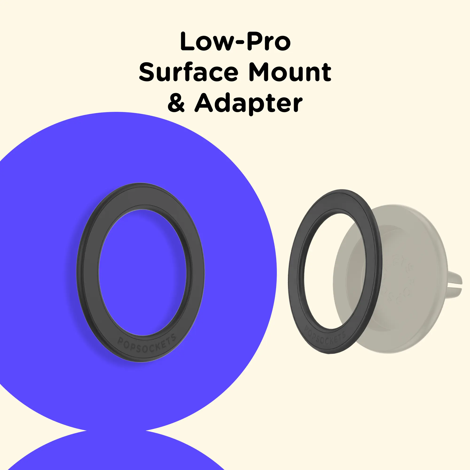 Black - MagSafe Low-Pro Surface Mount Black - MagSafe Low-Pro Surface Mount