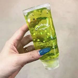 Glitter Green Clover Squeeze Toy Stress Relief Toothpaste Shaped Squishy Toy for Kids and Adults
