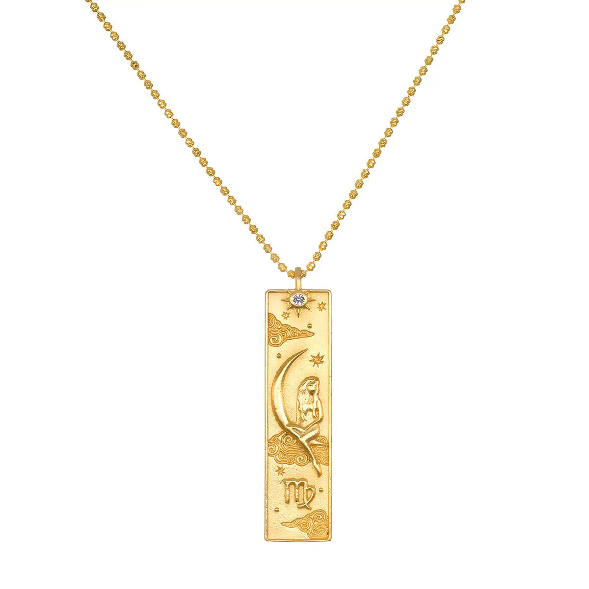 Satya Jewelry Story of Virgo Zodiac Necklace- One year warranty