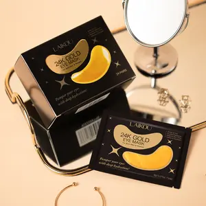 1 Box of Gold Eye Masks Collagen Gel Eye Masks Moisturizing and Hydrating Eye Treatment Mask