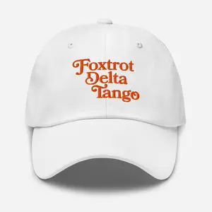 Foxtrot Delta Tango Dad Hat, Anti-Trmp Baseball Cap, Anti-Autocracy, Subtle Resistance, Subtle FDT