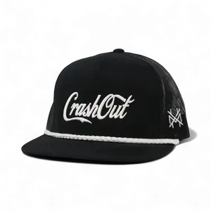 CRASHOUT Embroidered Trucker Hat Snapback Adjustable (Up To Size 8 Head) Gift Cap