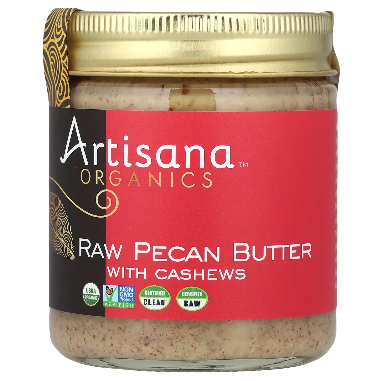 Artisana Organics, Raw Pecan Butter with Cashews, 8 oz (227 g) Artisana Organics, Raw Pecan Butter with Cashews, 8 oz (227 g)