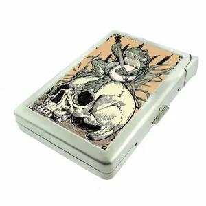 Skull Frog Playing Banjo Case with Built in lighter