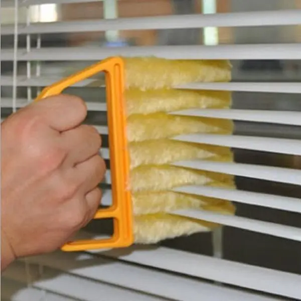 Portable Handheld Cleaner - Detachable Washable Blind Cleaning Brush, Air Conditioner Vent Cleaning Tool
