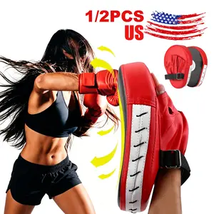 Boxing Mitts, Punching Focus Mitts, Training Boxing Target Pads/Gloves, Martial Arts for Youth (thickened PU),Martial Arts Training Equipment for Boxing Taekwondo Karate Muay Thai outdoorfun