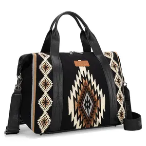Wrangler Duffel Bag for Women Large Travel Weekender Bag Designer Tapestry Carry On Bags
