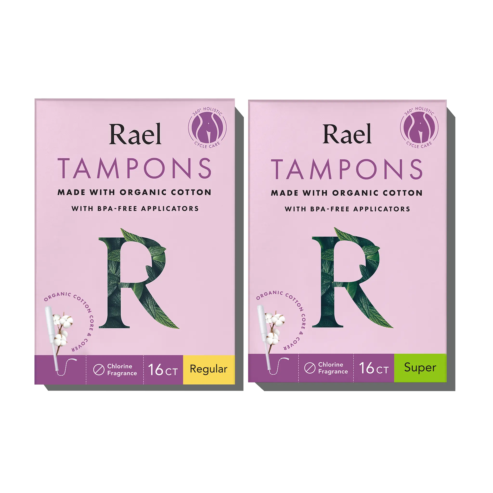Tampon Variety Pack Made With Organic Cotton