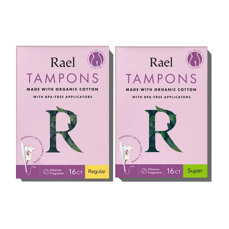 Tampon Variety Pack Made With Organic Cotton
