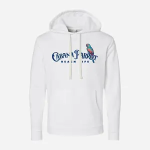 Tropical Hoodie - 80% Cotton 20% Polyester Regular Fit S-2XL Comfortable Relaxed Fit 80/20 Fleece Fabric