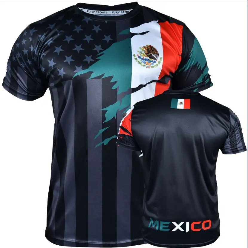 Fox & Fury Heritage Inspired Fan Apparel Flag Mix Soccer Jersey