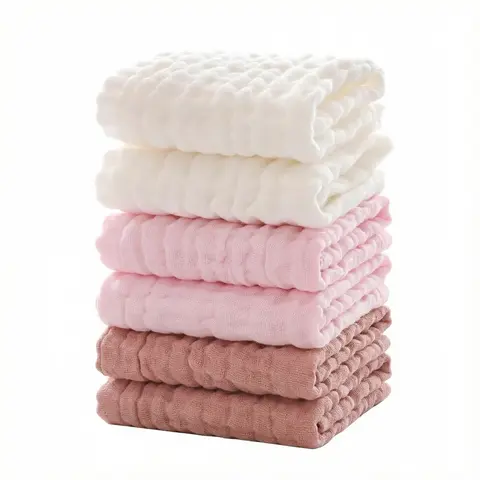 Reusable Face Towel Set, 6-Piece Absorbent Sweat Towels, Breathable Soft Multi-Functional Washable Cloth, Reusable Polyester Towel, Portable Travel Pack, Multiple Colors Available