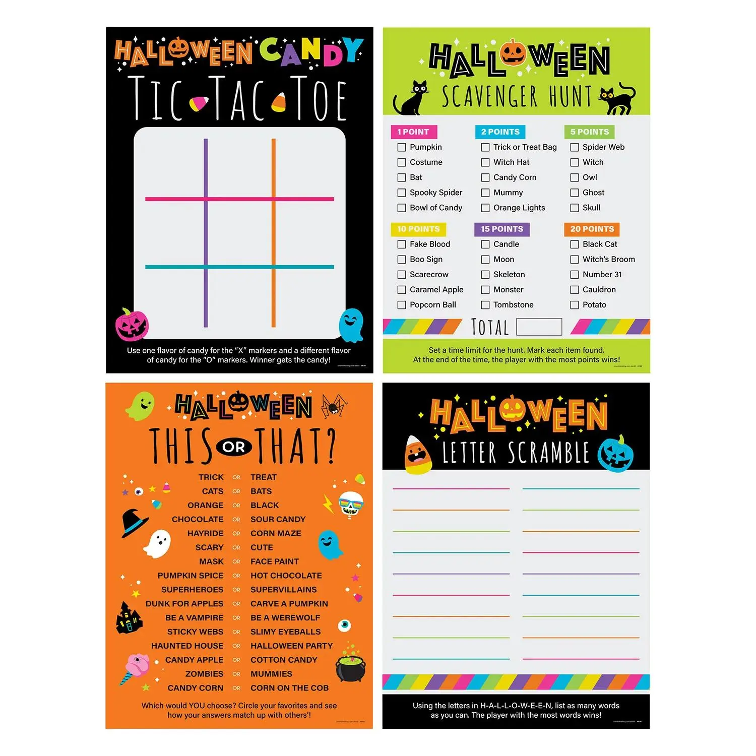 Fun Express Halloween Family Game Kit
