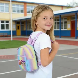 Cartoon-themed Demon Hunter backpack, suitable for teenagers.