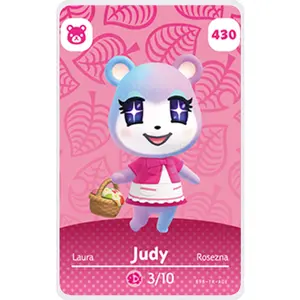 Judy - Villager NFC Card for Animal Crossing New Horizons Amiibo