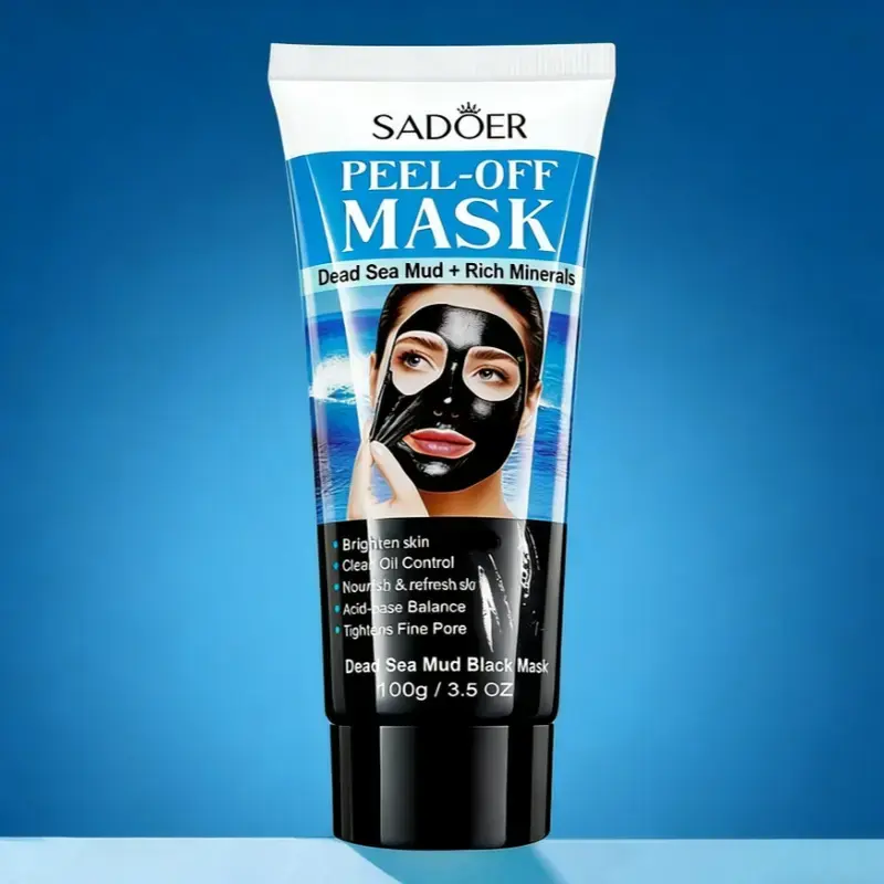 Unisex Mineral-Enriched Purifying Peel-Off Face Mask - Cleaning, Glowing Facial, Exfoliating, Peeling Option for Oily & All Skin Types, Soothing, Gentle Smoothing, Glow-Boosting, Aluminum-Free Liquid Travel Single Pack, Cleaning Mask, Glowing Facial Mask