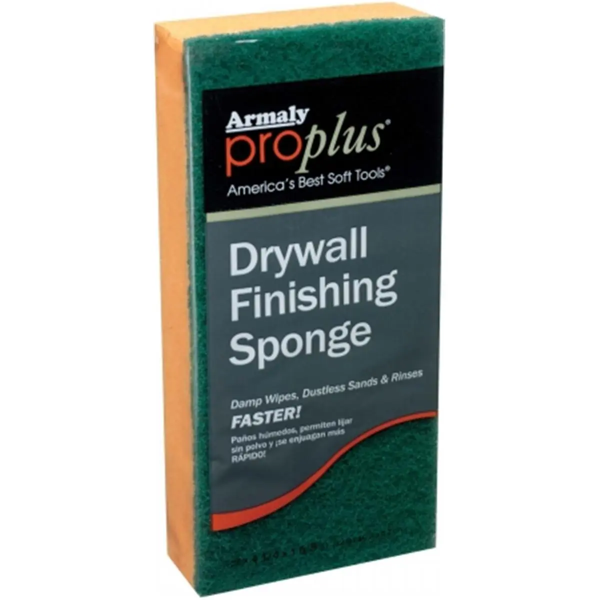 Armaly Brands ProPlus Drywall Finishing Sponge 00610, Dustless Sand, Finishes Fast, Damp Finish