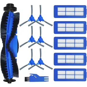 Spare Accessories Compatible with eufy 15C Max, G32 Pro, 11S Max, G30, 30C Max, G20 Hybrid Robotic Vacuum Cleaner Replacement Parts Include: 1 Roller Brush 6 Side Brushes 5 Unibody Filter NOT for 11S