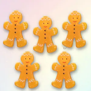 Northlight LED Gingerbread Men Christmas String Lights - 4' Clear Wire - 10ct