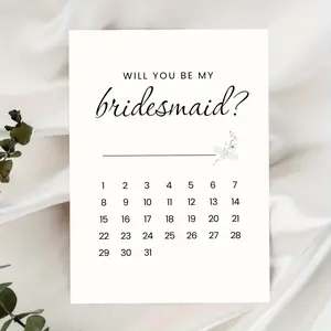 Bridesmaid Proposal Card Set, Perfect Wedding Favor, Fun Heartfelt Invitation Idea, Ideal for Bridal Party, Unique Gift Option