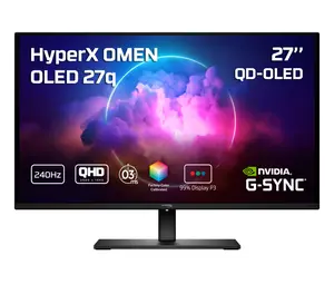 HyperX OMEN OLED 27 inch QHD 240Hz Gaming Monitor - OMEN OLED 27q HyperX OMEN OLED 27 inch QHD 240Hz Gaming Monitor - OMEN OLED 27q