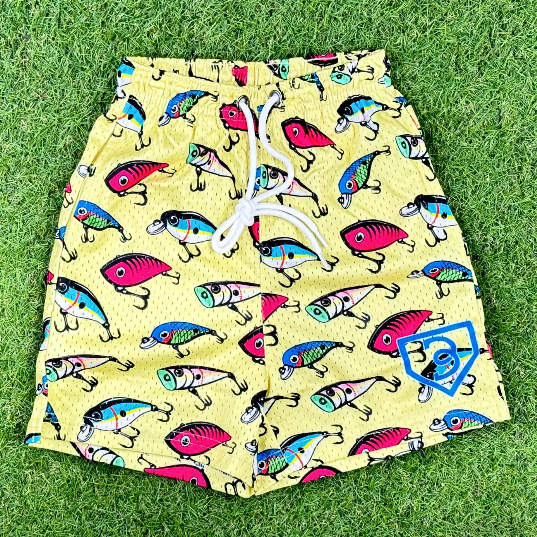 BatWrapz Tight Lines Training Shorts Yellow - Youth
