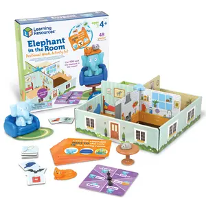 Learning Resources Elephant in the Room- Toddler Board Games, Language and Critical Thinking Skills, Sentence Building, Language Development