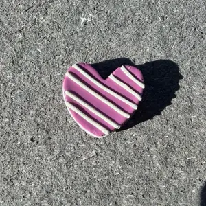Purple Valentines Macaroon Magnet