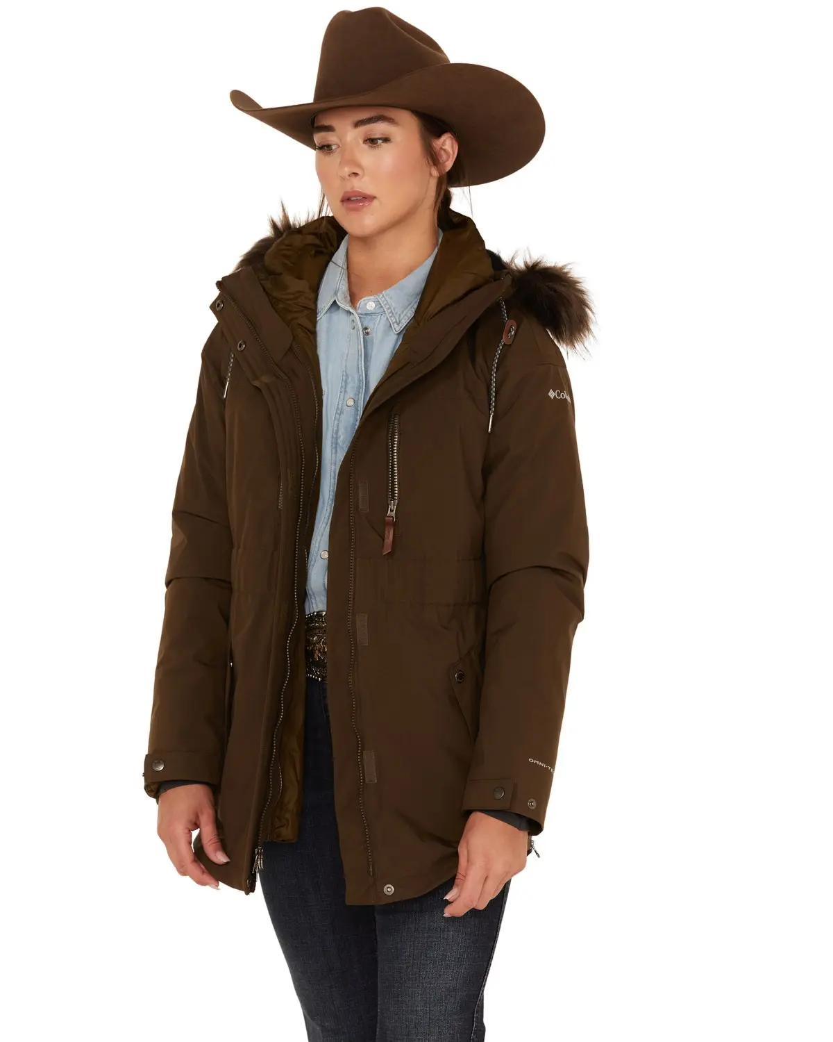Columbia Women's Women'S Payton Faux Fur Interchange Omni-Tech Jacket - 2008051-319 Columbia Women's Women'S Payton Faux Fur Interchange Omni-Tech Jacket - 2008051-319