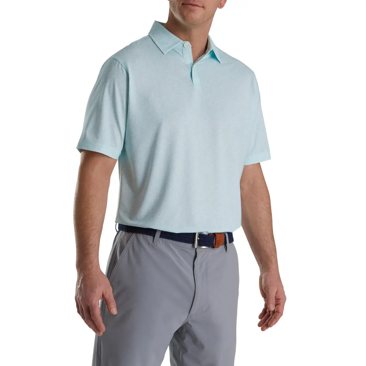 FootJoy Paint Splatter Print Lisle Self Collar Golf Polo (Previous Season Style)
