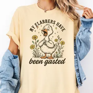 My Flabbers Have Been Gasted Comfort Color Graphic Tshirt, Cute NurseTee, Unisex Apparel, Relaxed Fit, Soft Print