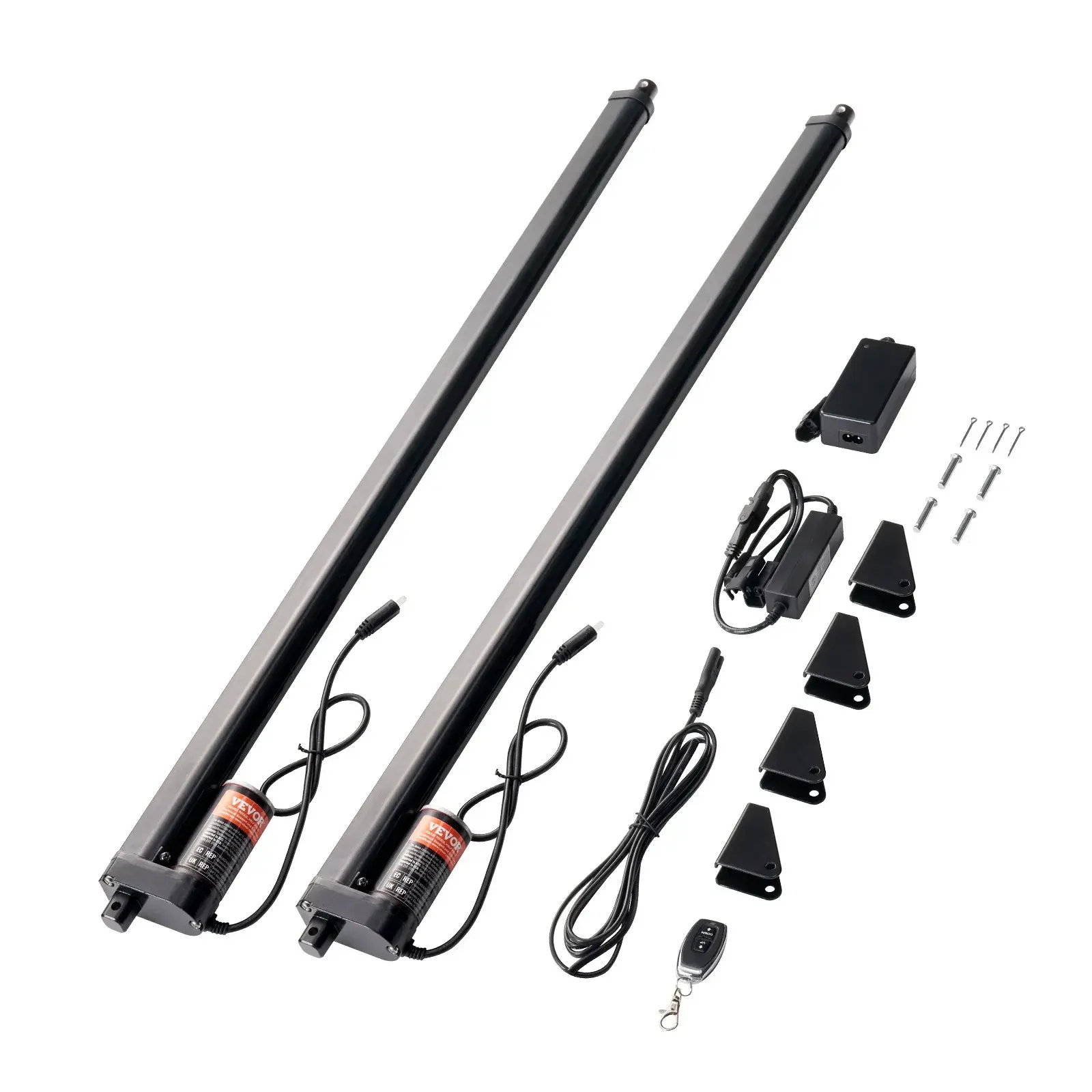 【Summerfinds】VEVOR 2PCS Linear Actuator Kit,30 Inch High Speed 0.35"/s Linear Motion Actuator 12V220lbs/1000N Linear Actuator for TV/Table/Sofa LiftingIP54 Protection - Wireless Remote Control Included