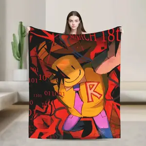John Doe Forsaken Flannel Blanket Ultra Soft Cozy Warm Throw For Bedroom Couch Dark Fantasy Fans Gift Flannel