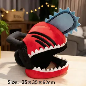 Chainsaw Man manga merchandise, plush toys, Pochita chainsaw dog demon cosplay plush doll/pillow.