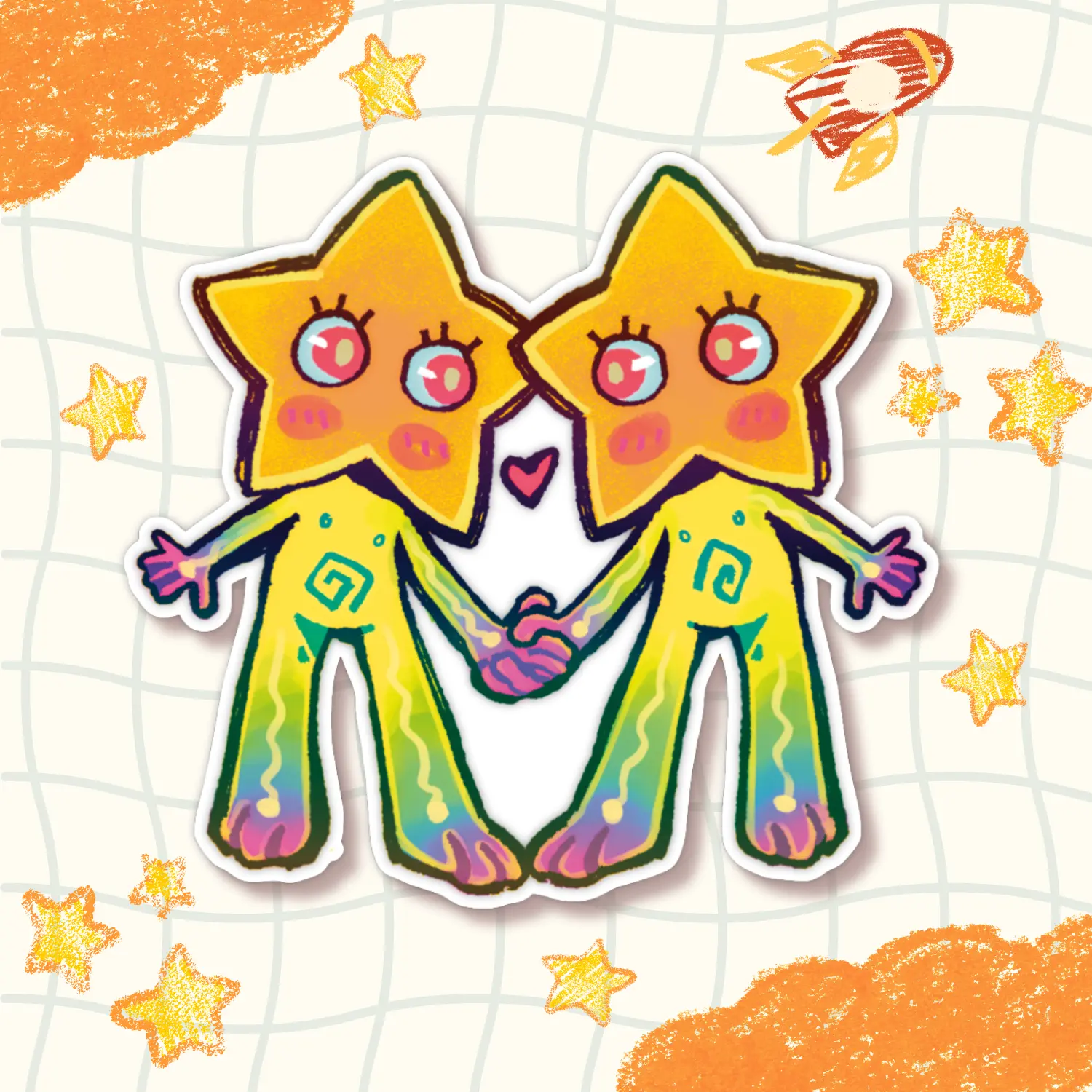 Cosmic Lovin’ | Waterproof Vinyl Sticker