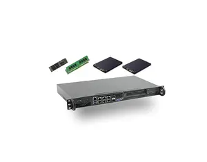 Supermicro 5018D-FN8T Server Xeon D 1U 10GbE, SFP+, IPMI, DDR4, M.2 SSD, 2.5 inch SSD, w/Optional Free RAID Configuration (128GB RAM, 512GB M.2, 3.84TB SSD x4)