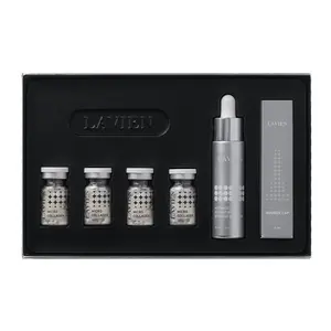 Lavien Beauty Pink 2-Step Elastic Firming Collagen Ampoule Set - 30ml Facial Serum with 172da Micro Collagen, Clinically-Proven Dual-Step Program, Advanced Peptides, Deep Penetration Skin Repair, Anti Aging Serum